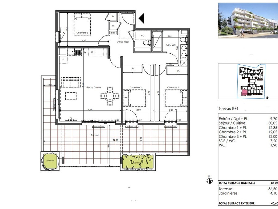 Vente Appartement à Sète 4 pièces