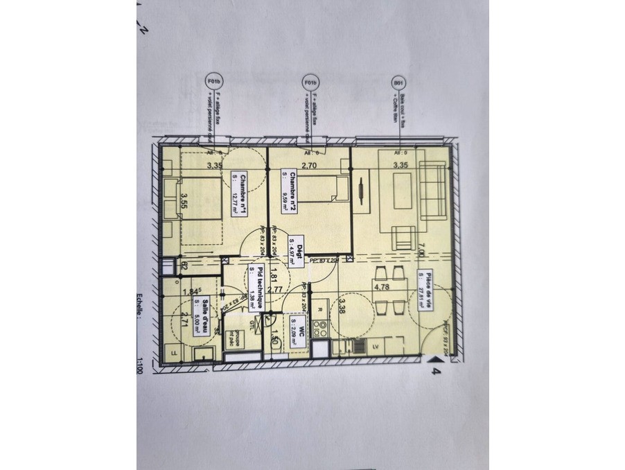 Vente Appartement à Paray-le-Monial 3 pièces