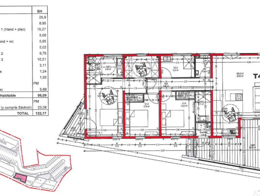 Vente Appartement à les Trois-Îlets 4 pièces