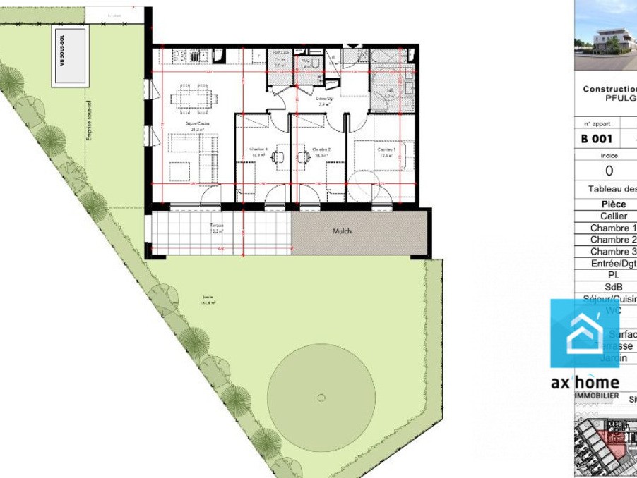 Neuf Appartement à Pfulgriesheim 4 pièces