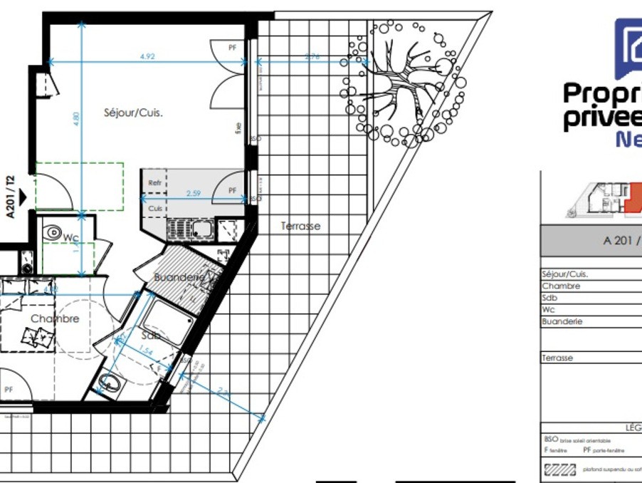 Vente Appartement à Caluire-et-Cuire 2 pièces