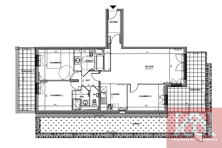 Vente Appartement à le Blanc-Mesnil 4 pièces