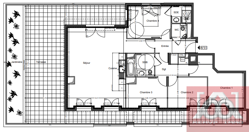 Vente Appartement à Issy-les-Moulineaux 5 pièces