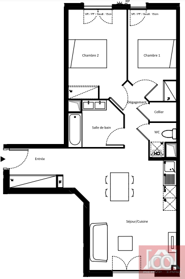 Vente Appartement à Montfermeil 3 pièces