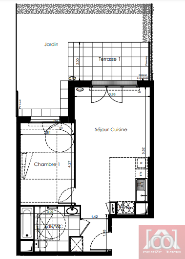 Vente Appartement à Meaux 2 pièces