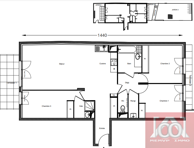 Vente Appartement à Ormesson-sur-Marne 4 pièces