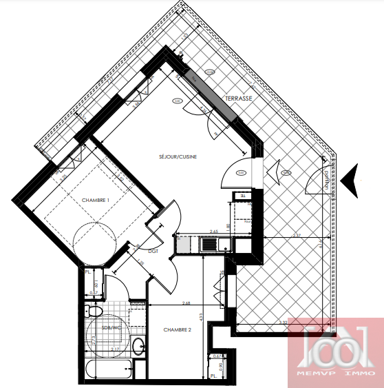 Vente Appartement à Champigny-sur-Marne 3 pièces