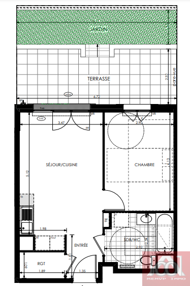 Vente Appartement à Champigny-sur-Marne 2 pièces