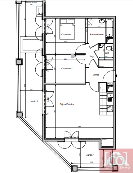 Vente Appartement à le Blanc-Mesnil 3 pièces