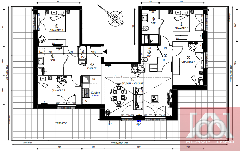 Vente Appartement à Villeneuve-Saint-Georges 5 pièces