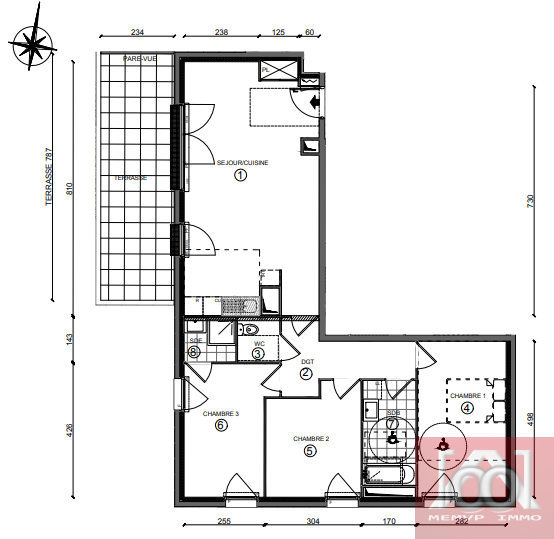 Vente Appartement à Melun 4 pièces