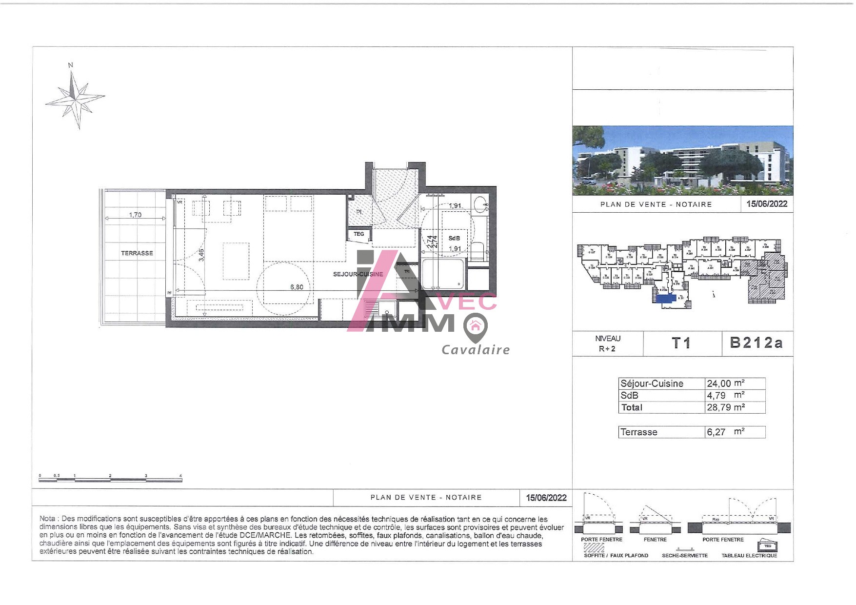 Vente Appartement à Cavalaire-sur-Mer 1 pièce