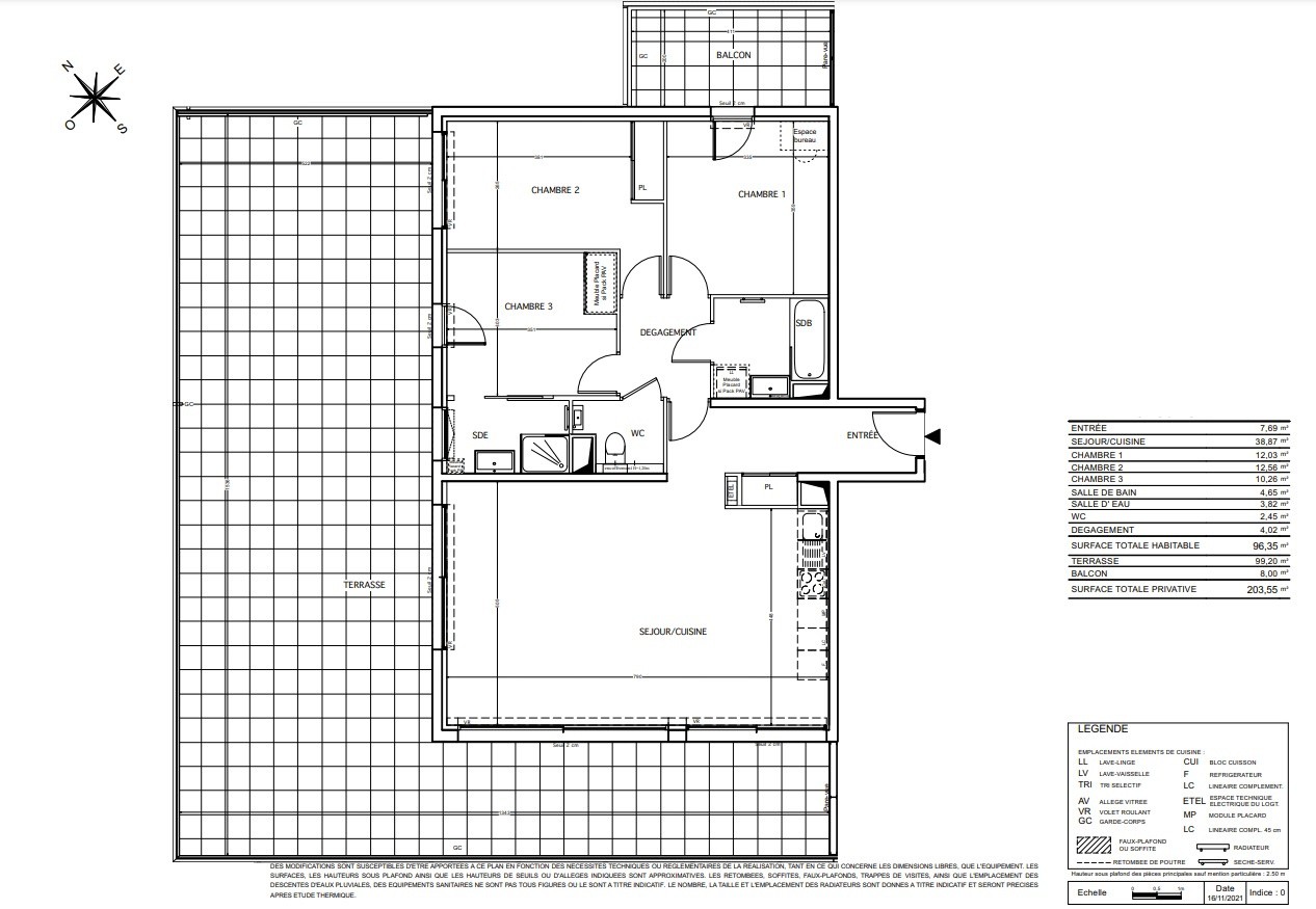 Vente Appartement à Lattes 4 pièces