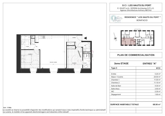 Vente Appartement à Bonifacio 3 pièces