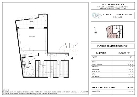 Vente Appartement à Bonifacio 3 pièces