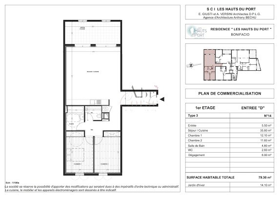 Vente Appartement à Bonifacio 3 pièces