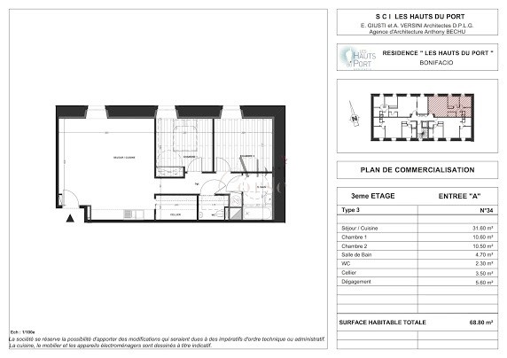 Vente Appartement à Bonifacio 3 pièces