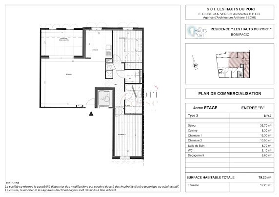 Vente Appartement à Bonifacio 3 pièces