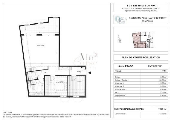 Vente Appartement à Bonifacio 3 pièces