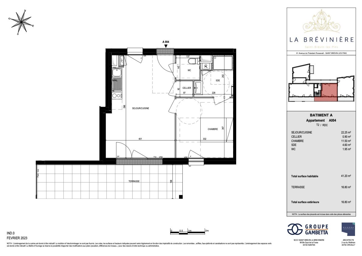 Vente Appartement à Saint-Brevin-les-Pins 2 pièces