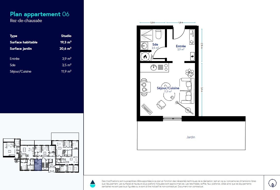 Vente Appartement à le Monêtier-les-Bains 2 pièces