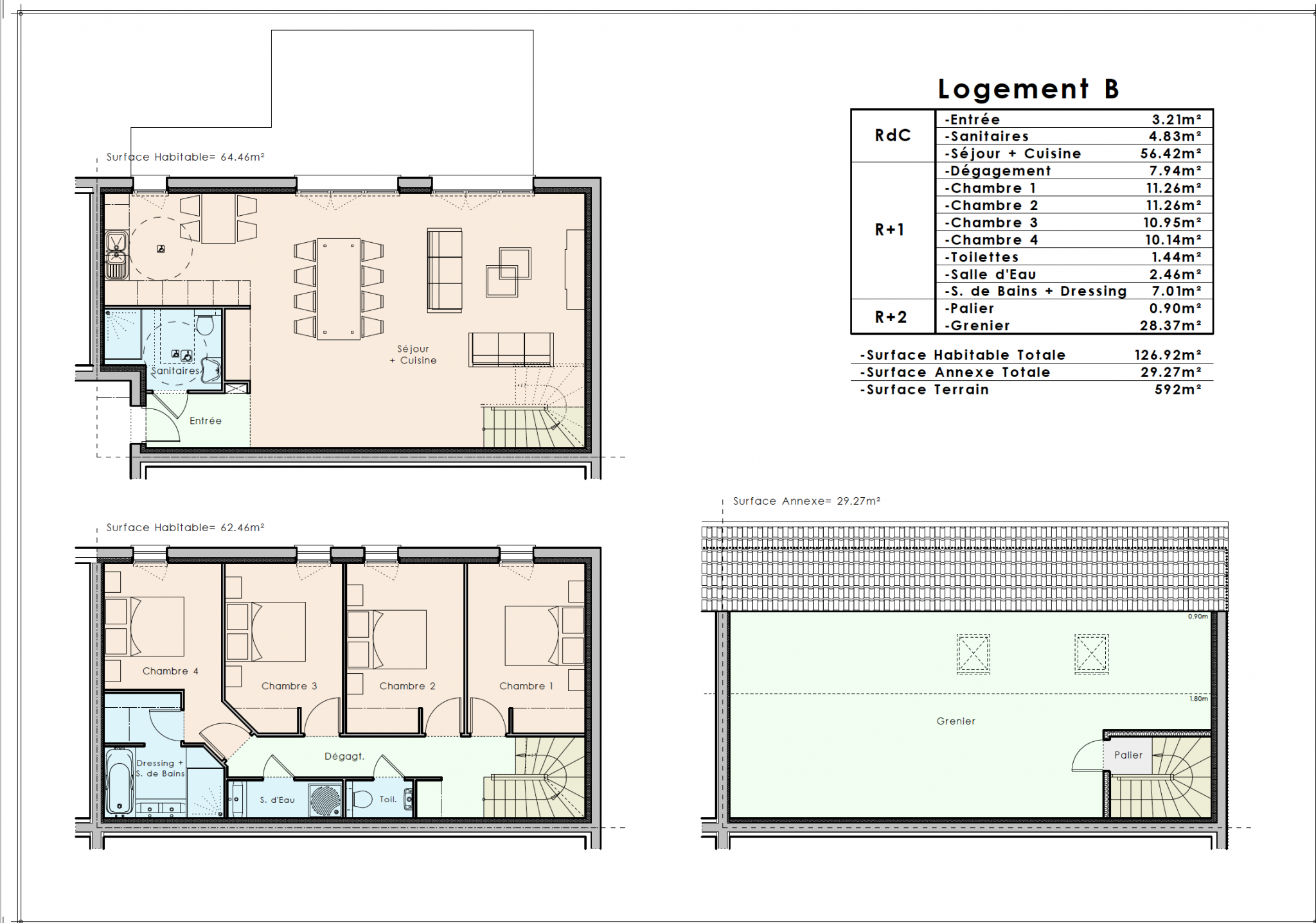 Vente Appartement à Tomblaine 6 pièces