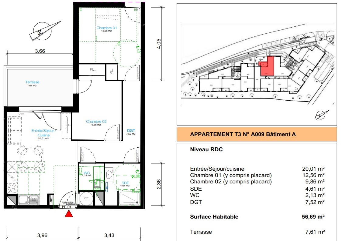 Vente Appartement à Balaruc-les-Bains 3 pièces