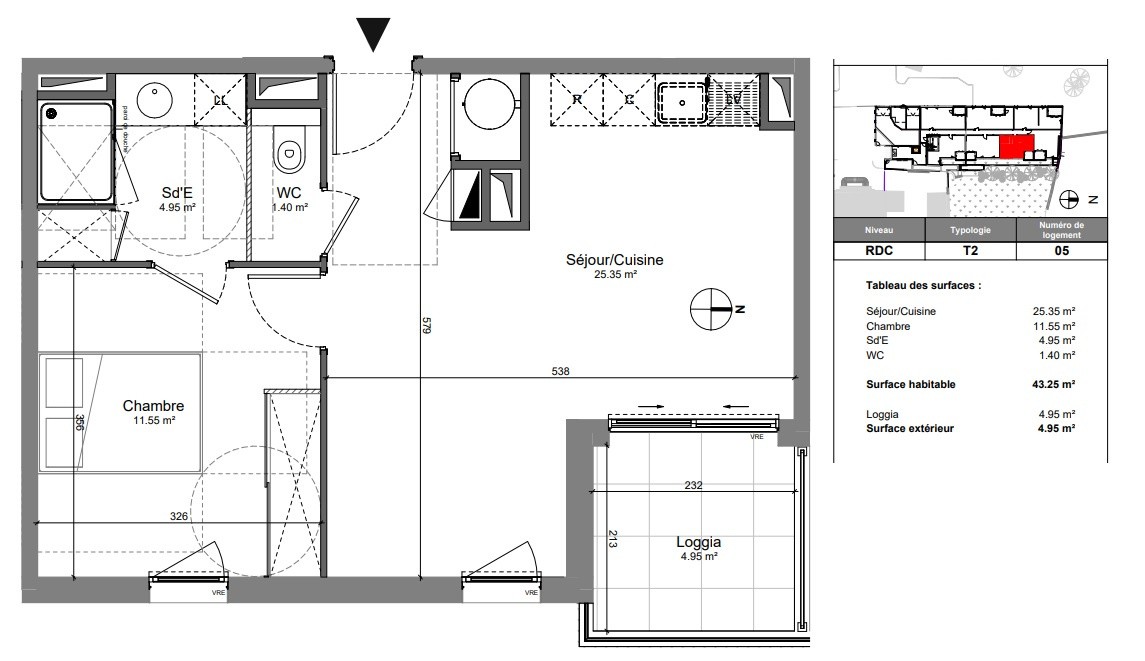 Vente Appartement à Vendargues 2 pièces