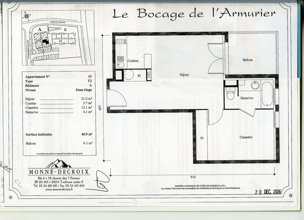 Vente Appartement à Colomiers 2 pièces