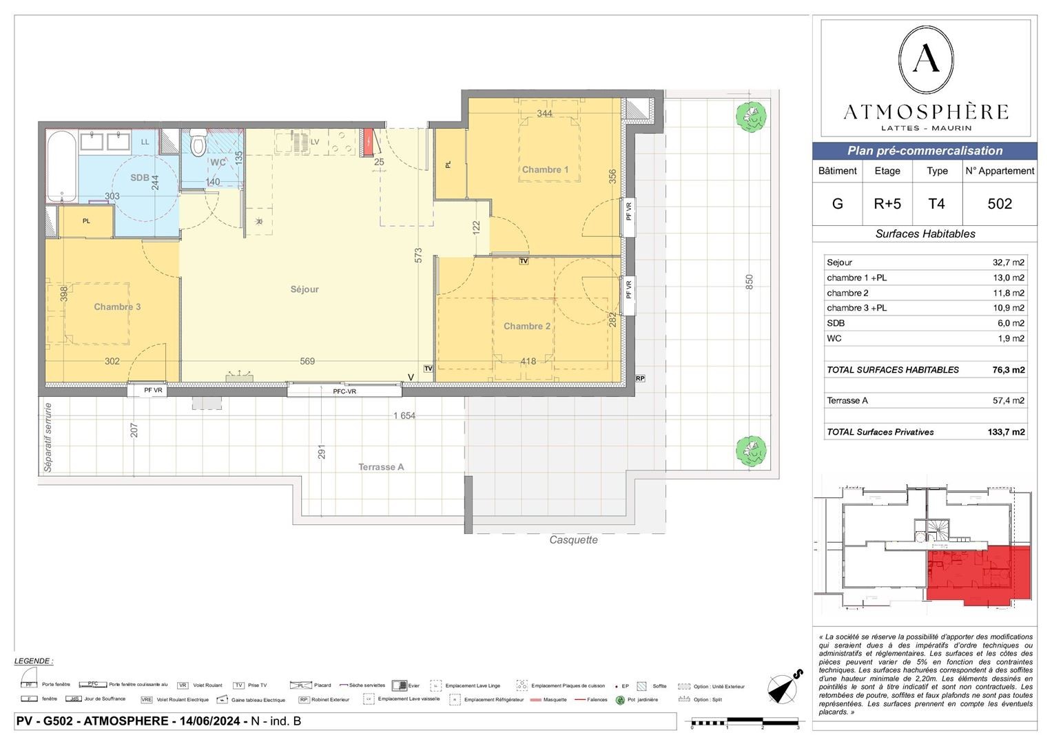 Vente Appartement à Lattes 4 pièces