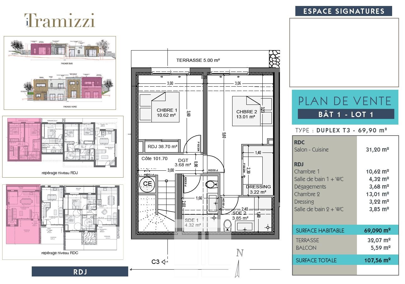 Vente Appartement à Bonifacio 3 pièces