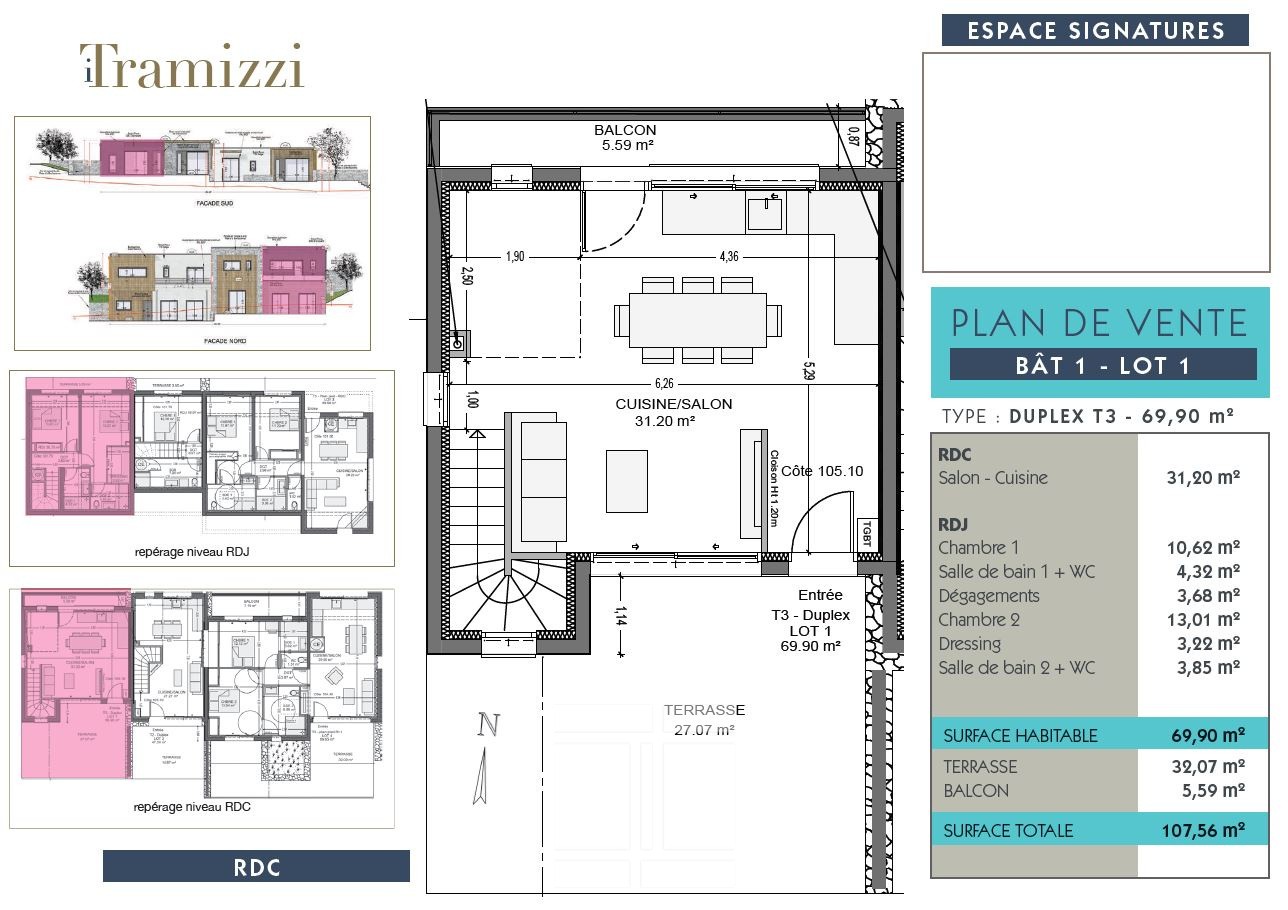 Vente Appartement à Bonifacio 3 pièces