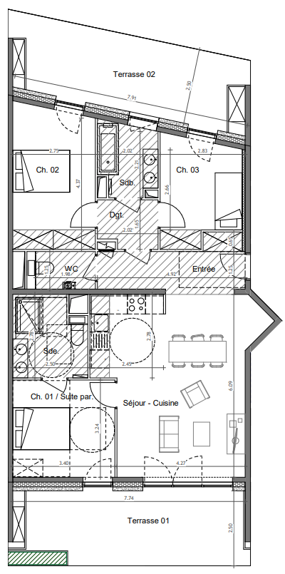 Vente Appartement à Montpellier 4 pièces