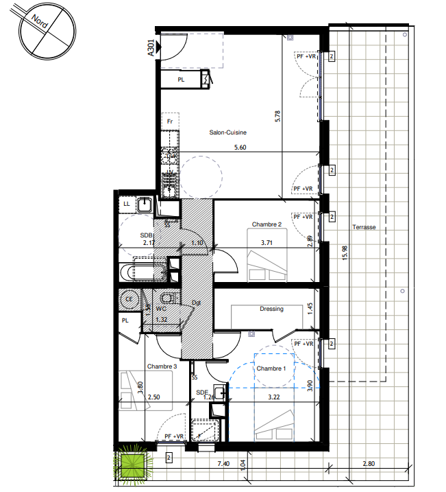 Vente Appartement à Nîmes 4 pièces