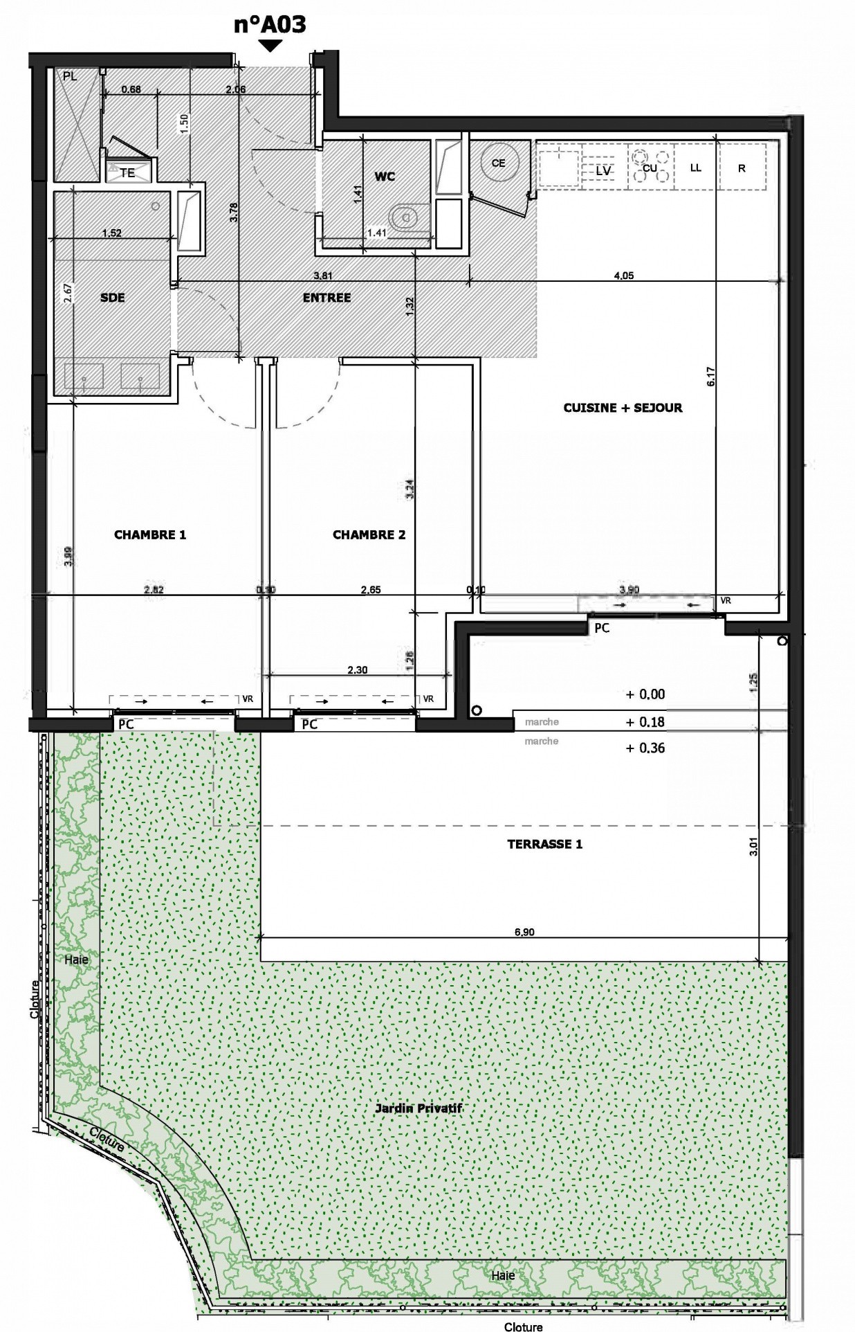 Vente Appartement à Èze 3 pièces