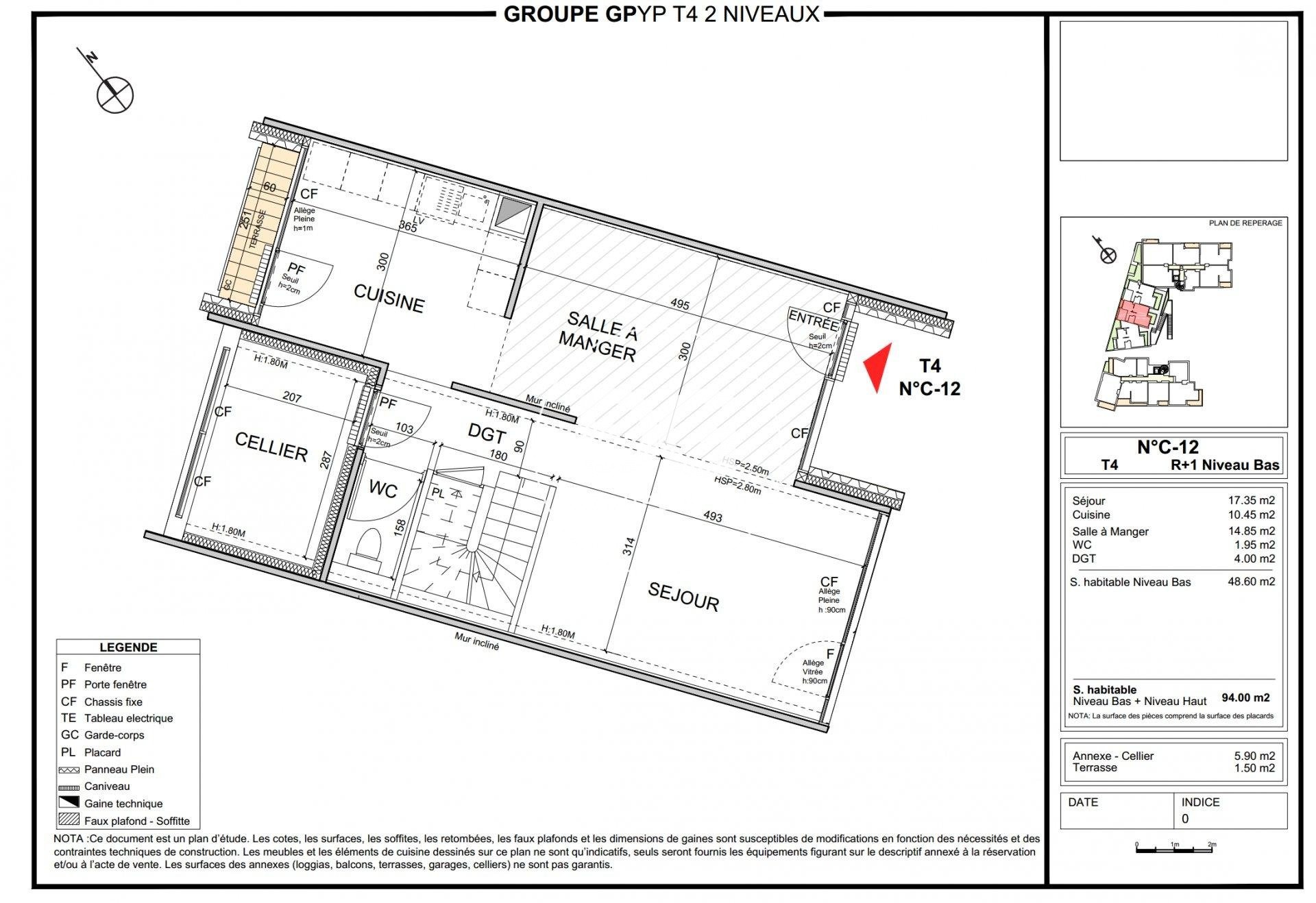 Vente Appartement à Grenoble 4 pièces