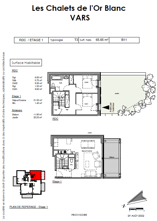 Vente Appartement à Vars 3 pièces