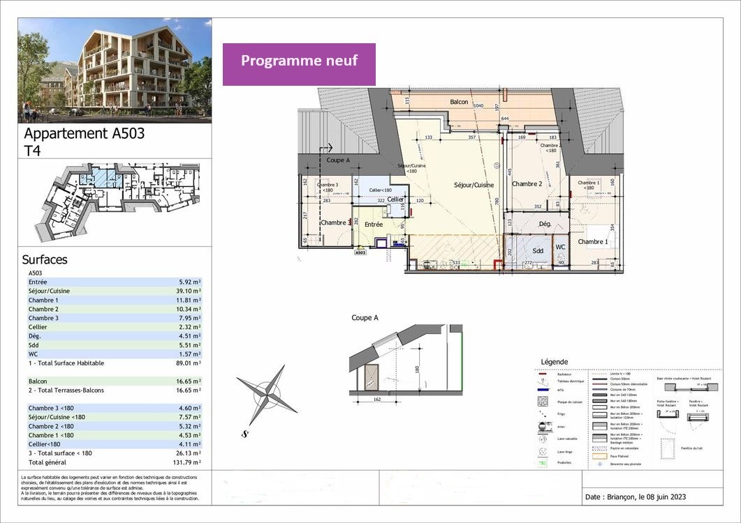 Vente Appartement à Briançon 4 pièces