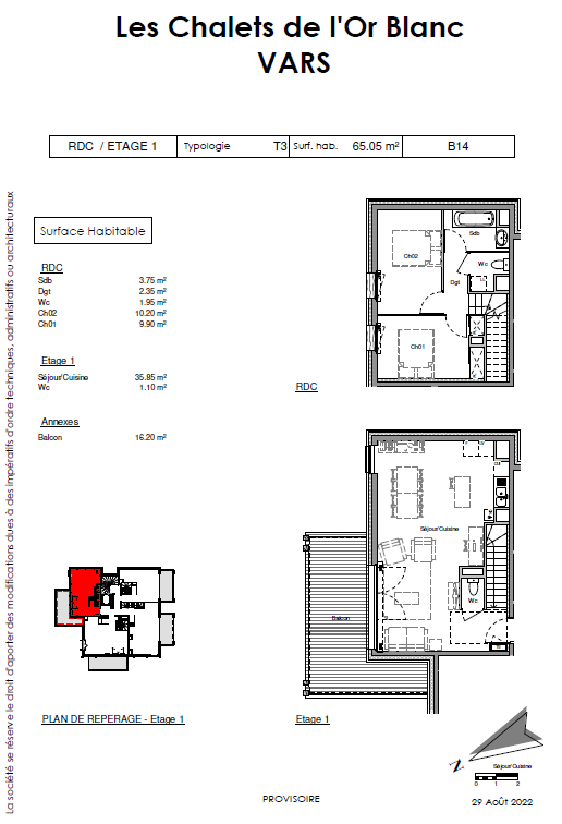 Vente Appartement à Vars 3 pièces