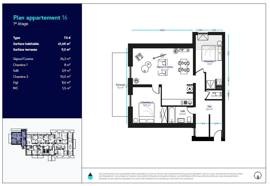 Vente Appartement à le Monêtier-les-Bains 4 pièces