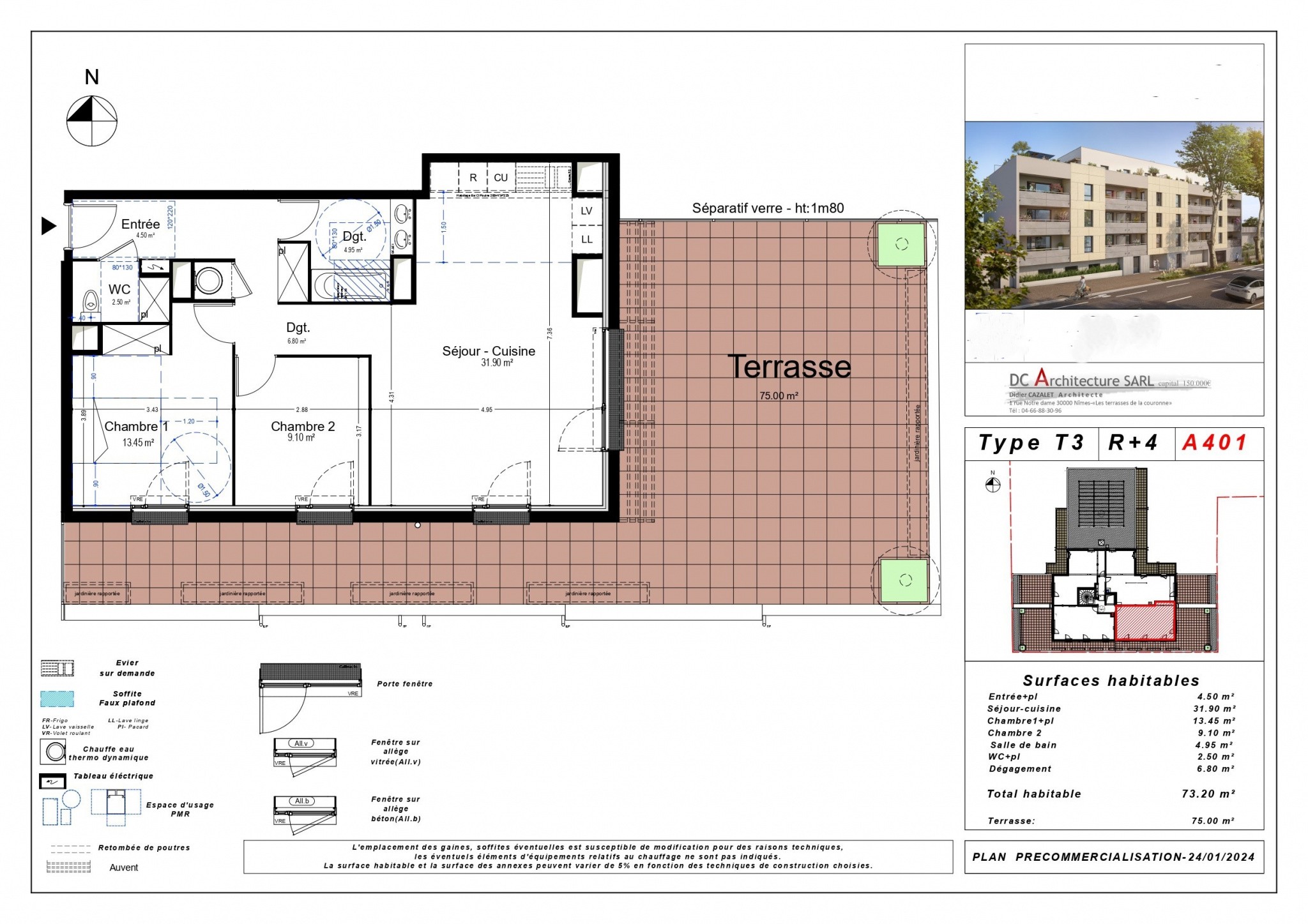 Vente Appartement à Narbonne 3 pièces