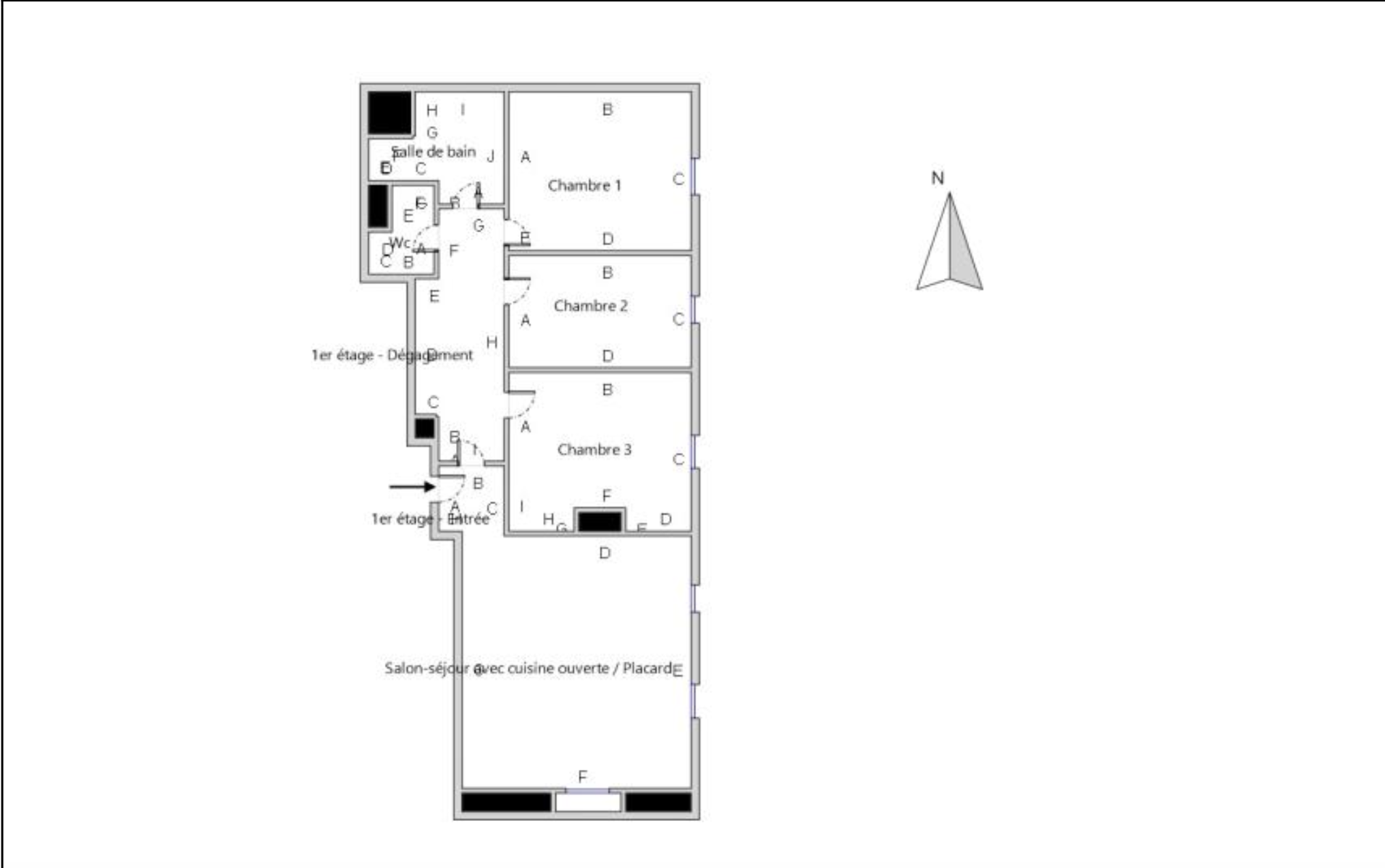 Vente Appartement à Saint-Marcellin 4 pièces