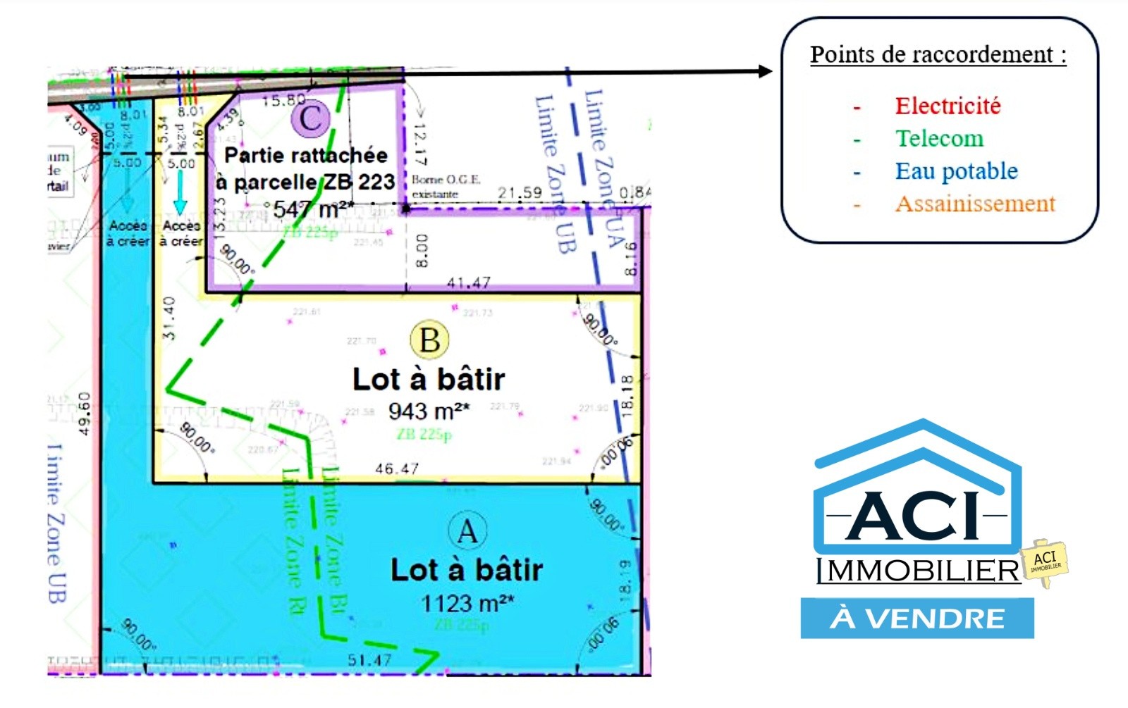 Vente Terrain à Luzinay 0 pièce