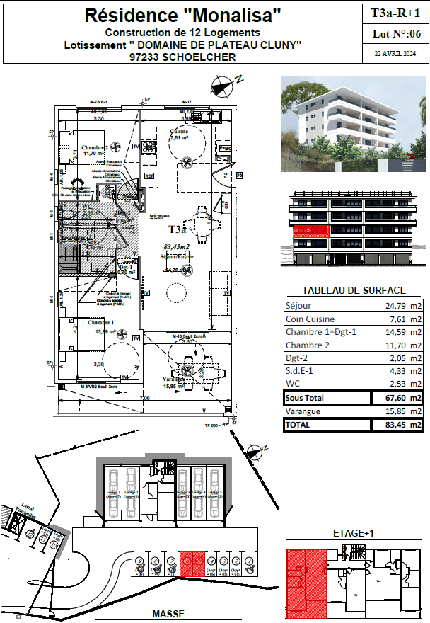 Vente Appartement à Schœlcher 3 pièces