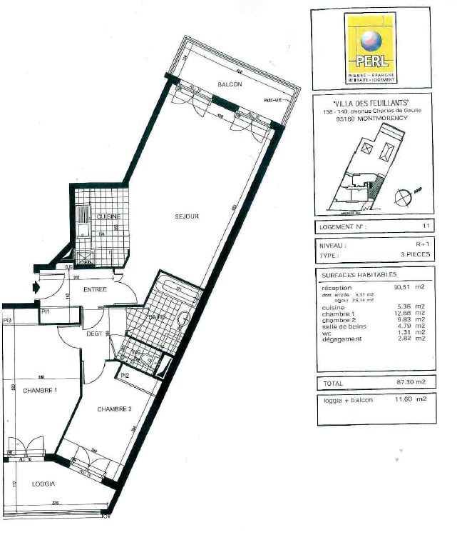 Vente Appartement à Montmorency 4 pièces