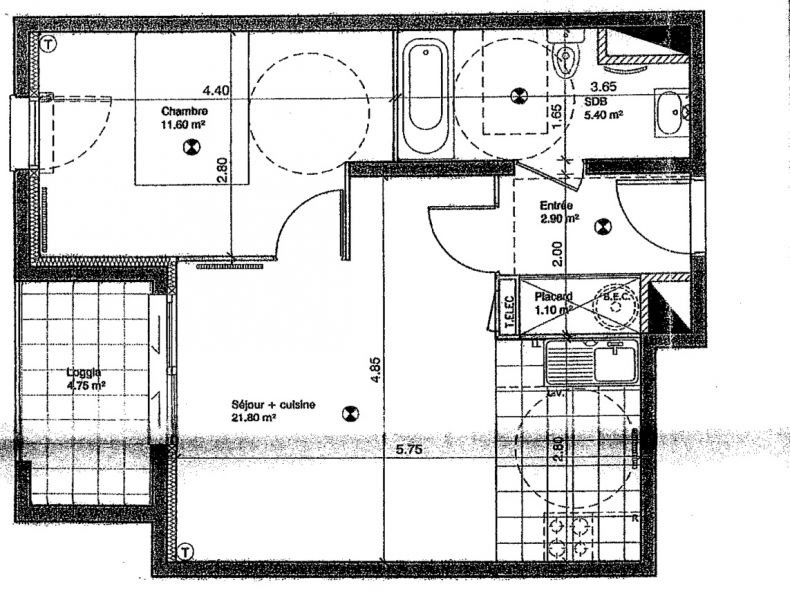 Location Appartement à Choisy-le-Roi 2 pièces