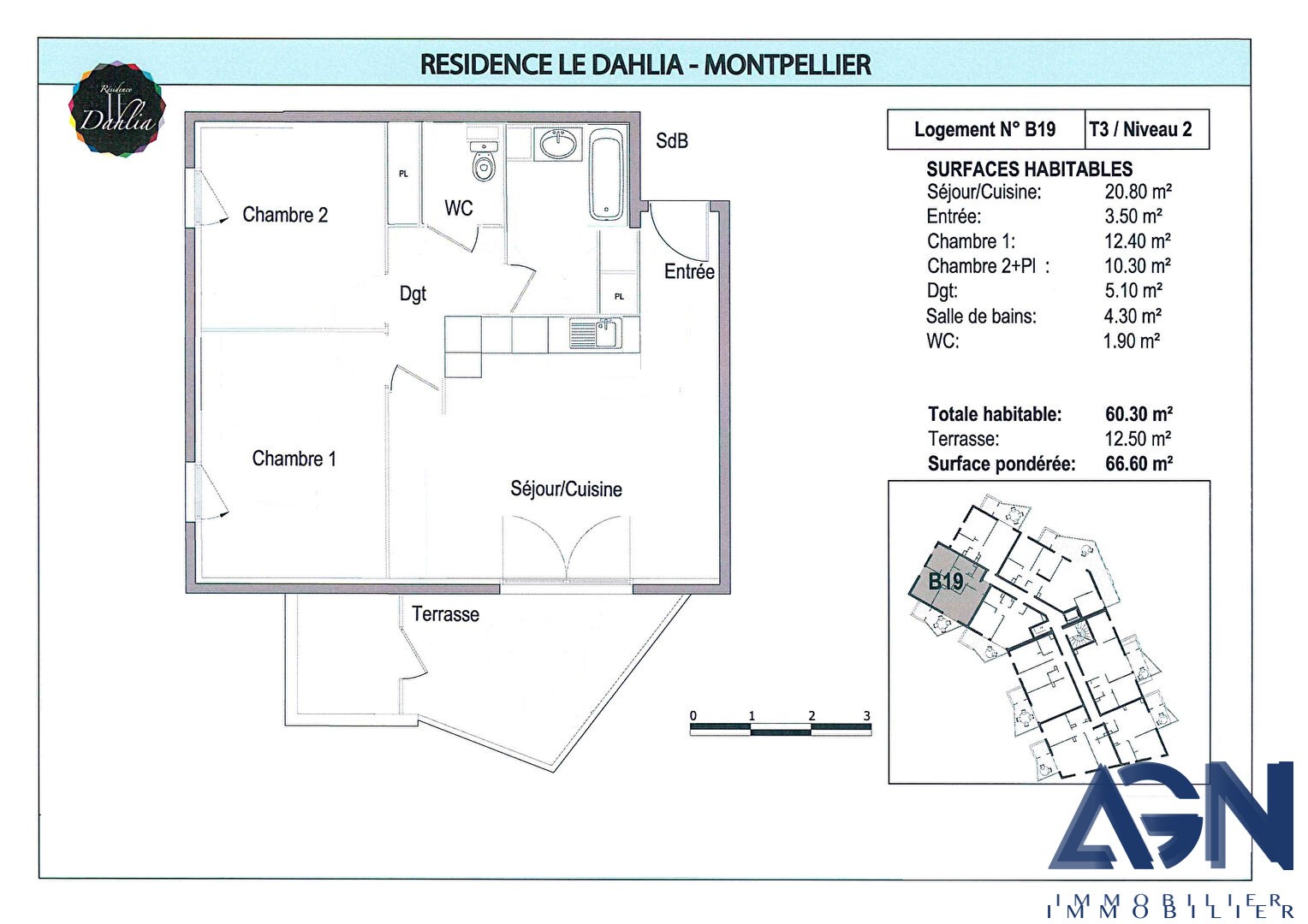 Vente Appartement à Montpellier 3 pièces