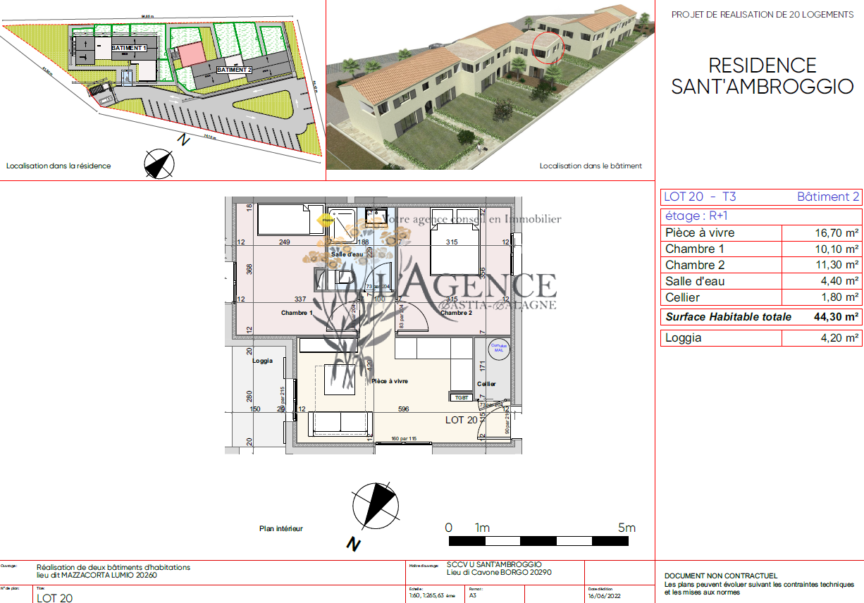 Vente Appartement à Lumio 3 pièces