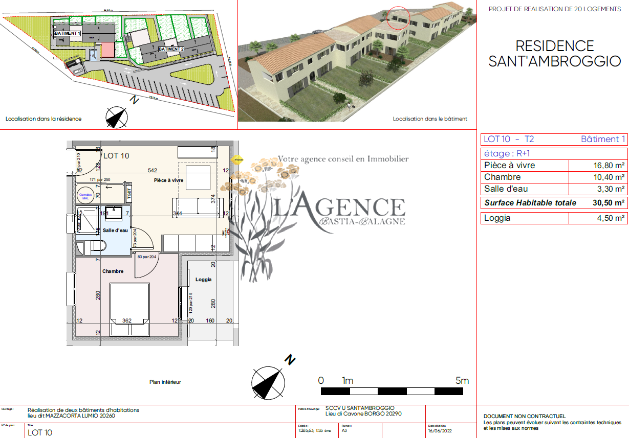 Vente Appartement à Lumio 2 pièces