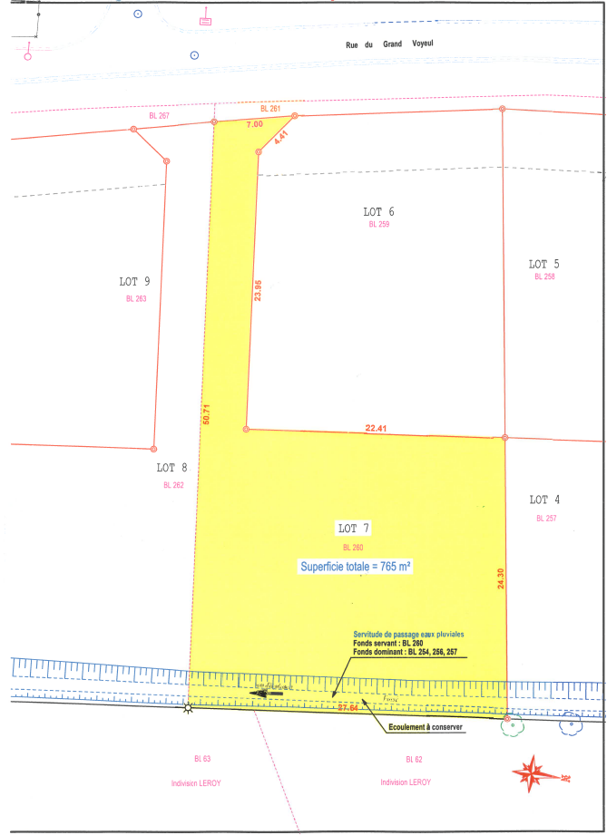 Vente Terrain à Rue 0 pièce